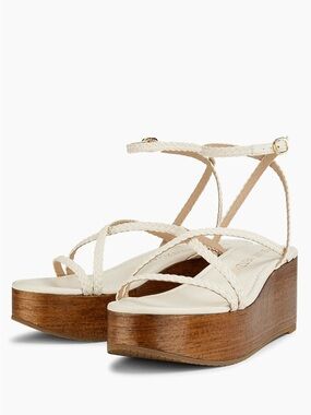Stuart Weitzman Wovette wedge sandals brand new in the box $565